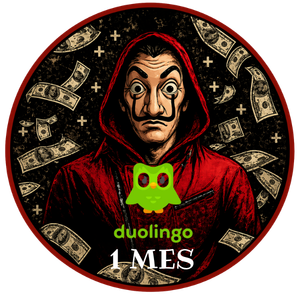 DUOLINGO PRO X1 MES
