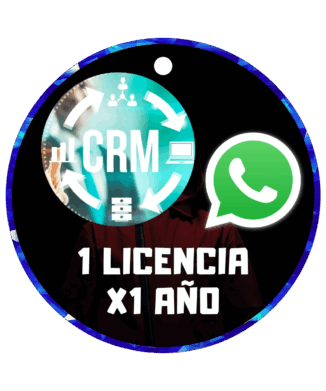 ROBOT CRM PARA WHATSAPP 1 LICENCIA X1 AÑO